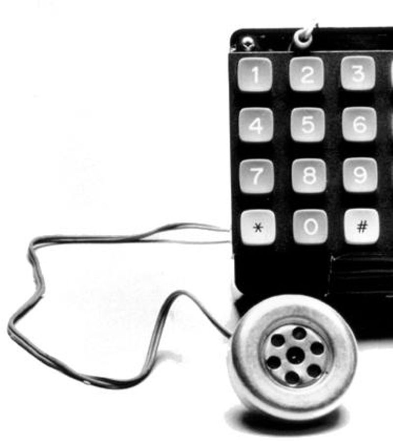 Wozniak and Jobs Blue Box, ca. 1972.
The Blue Box allowed electronics hobbyists to make free telephone calls.
CHM #X727.86
